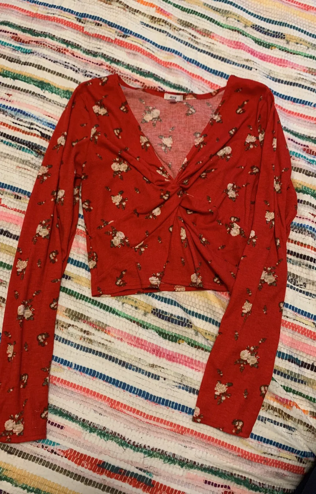 Red Flower Crop 🌹 Sz L photo 1