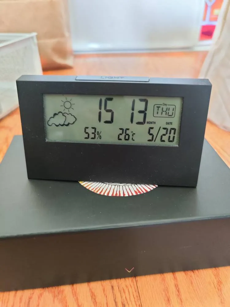 Miniso Black Digital Clock photo 1