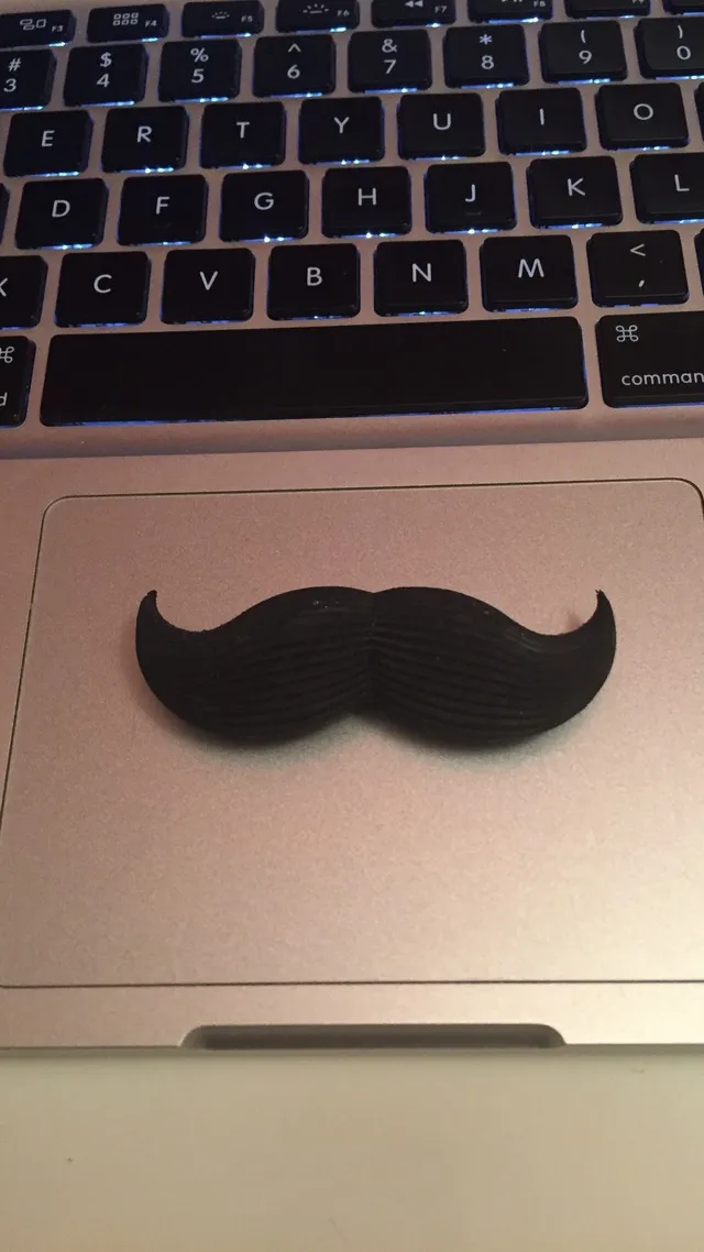 Moustache eraser photo 1