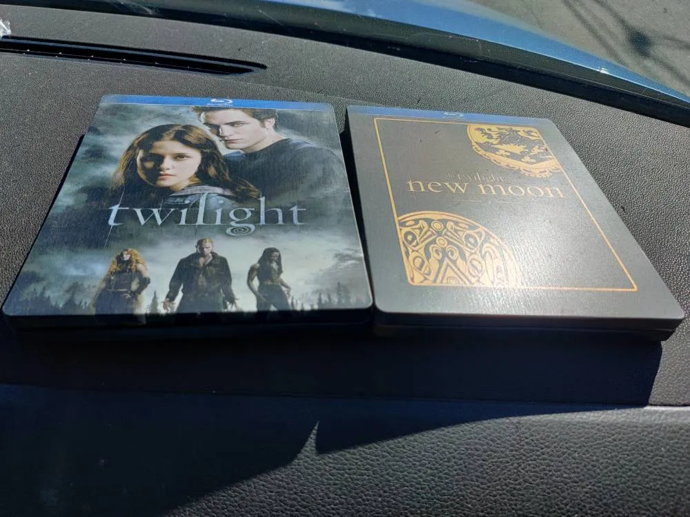 🆓Twilight & New Moon Steel book Blu Ray photo 1