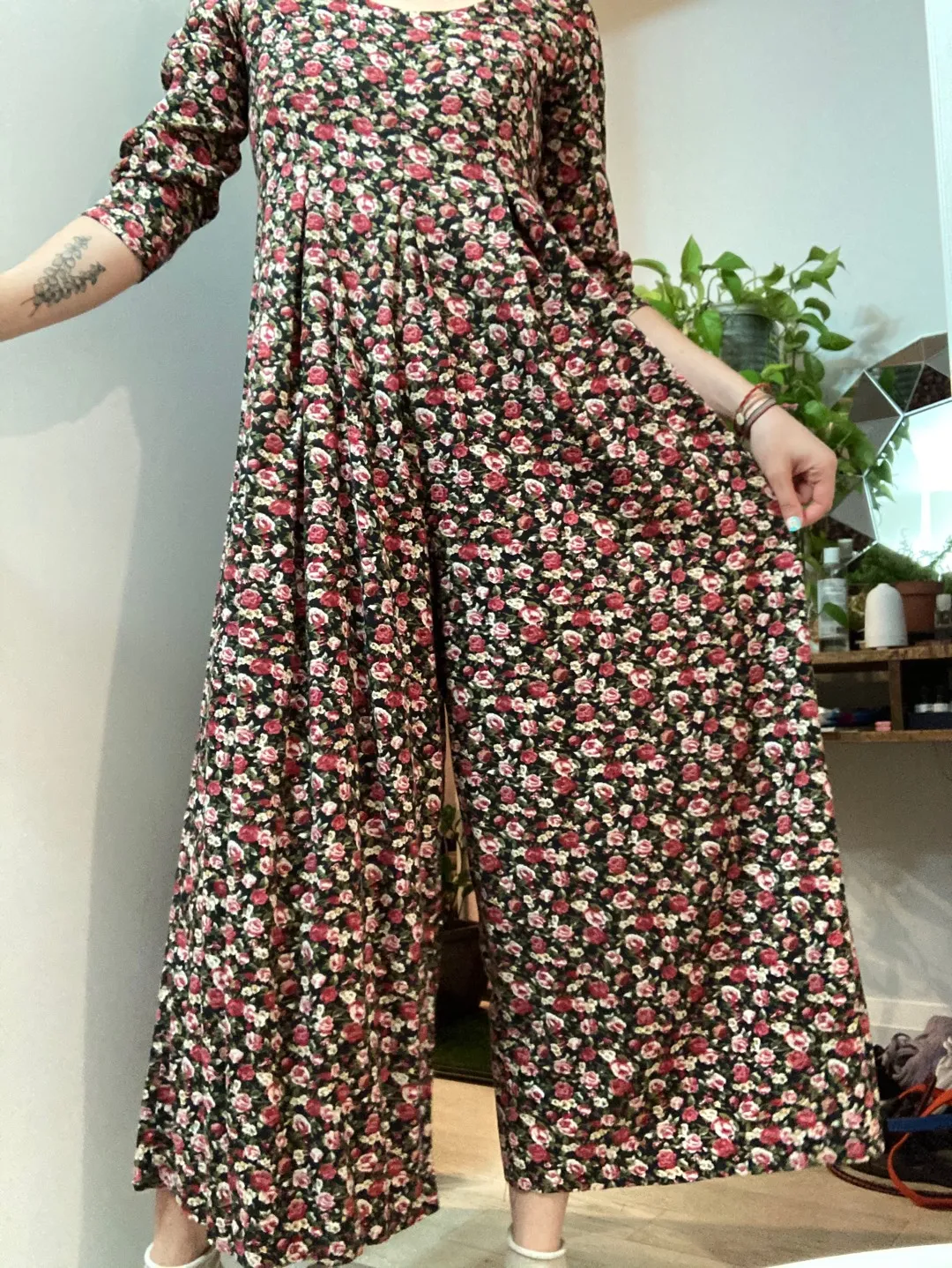 Floral Jumpsuit Vintage photo 1