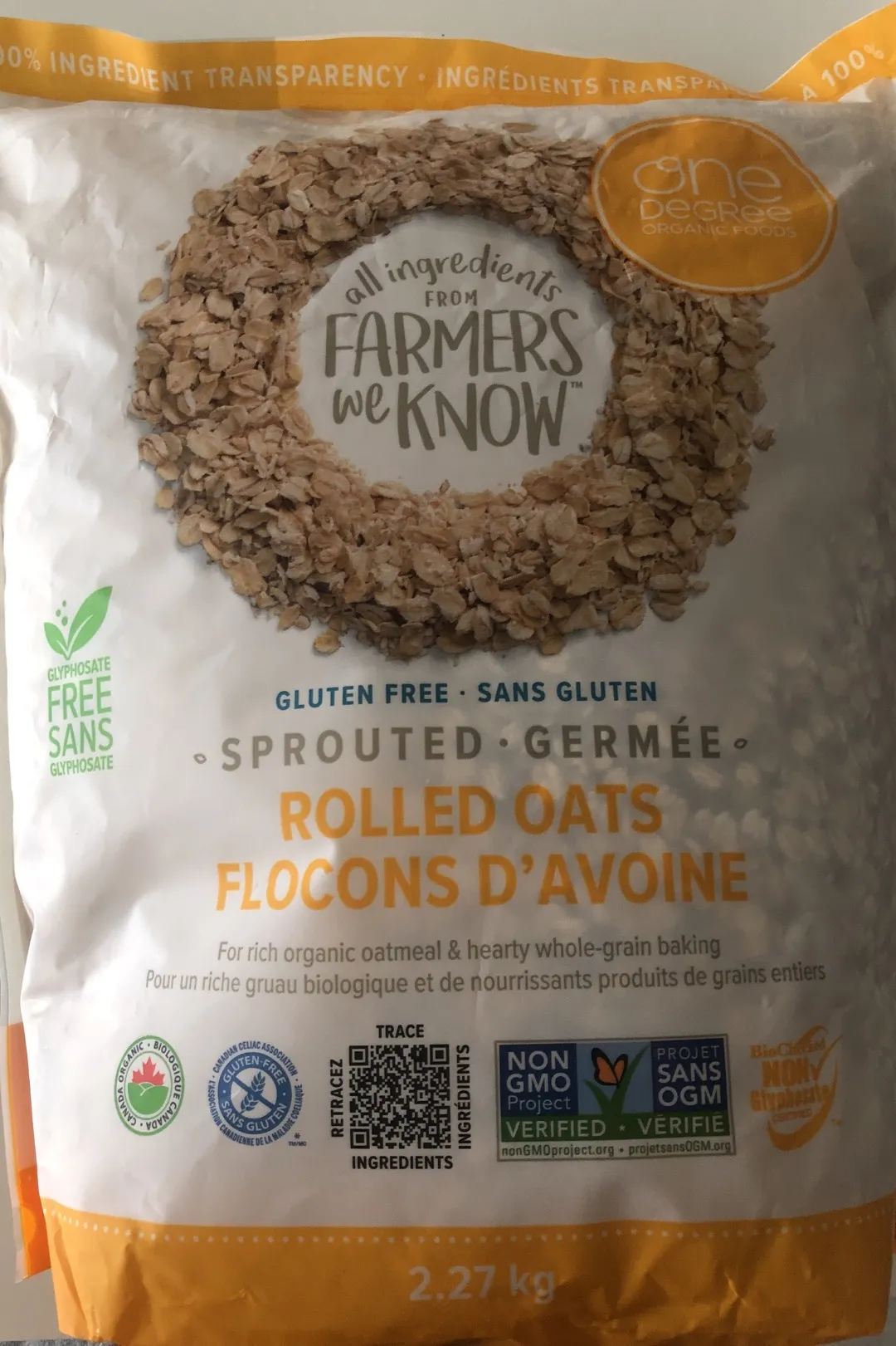 Organic Oats (unopened) photo 1