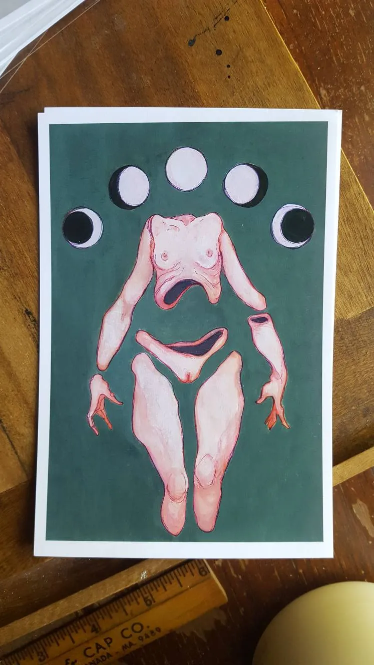 Lunar Phase Art Print photo 1