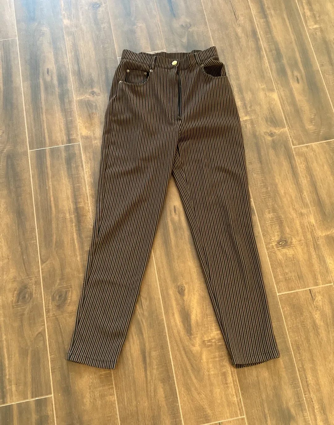 Vintage High Wasted Brown Pants photo 1