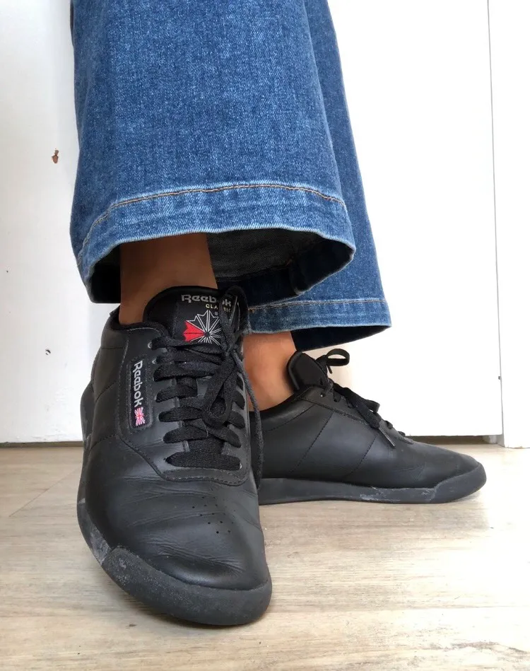 Retro All Black Reeboks photo 1