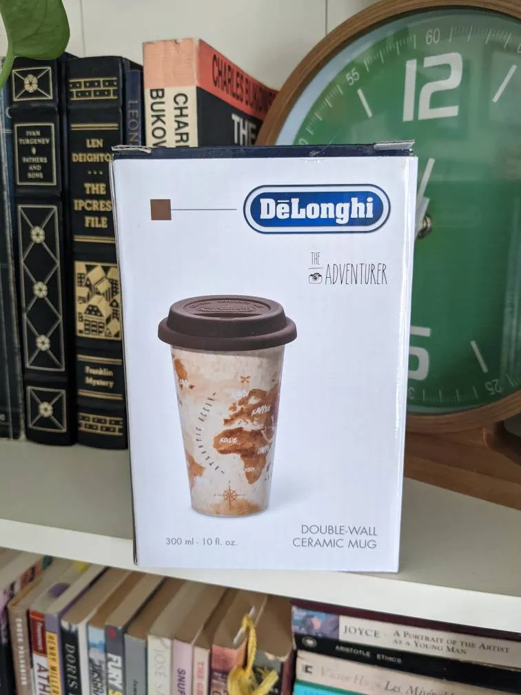 BNIB Double Wall Ceramic Travel Mug photo 1