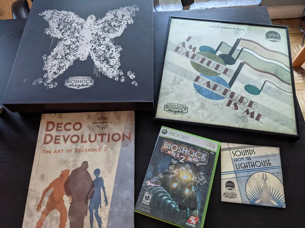 Bioshock 2 Special Edition (XBOX360) With Bonus Mask And Big ... photo 1