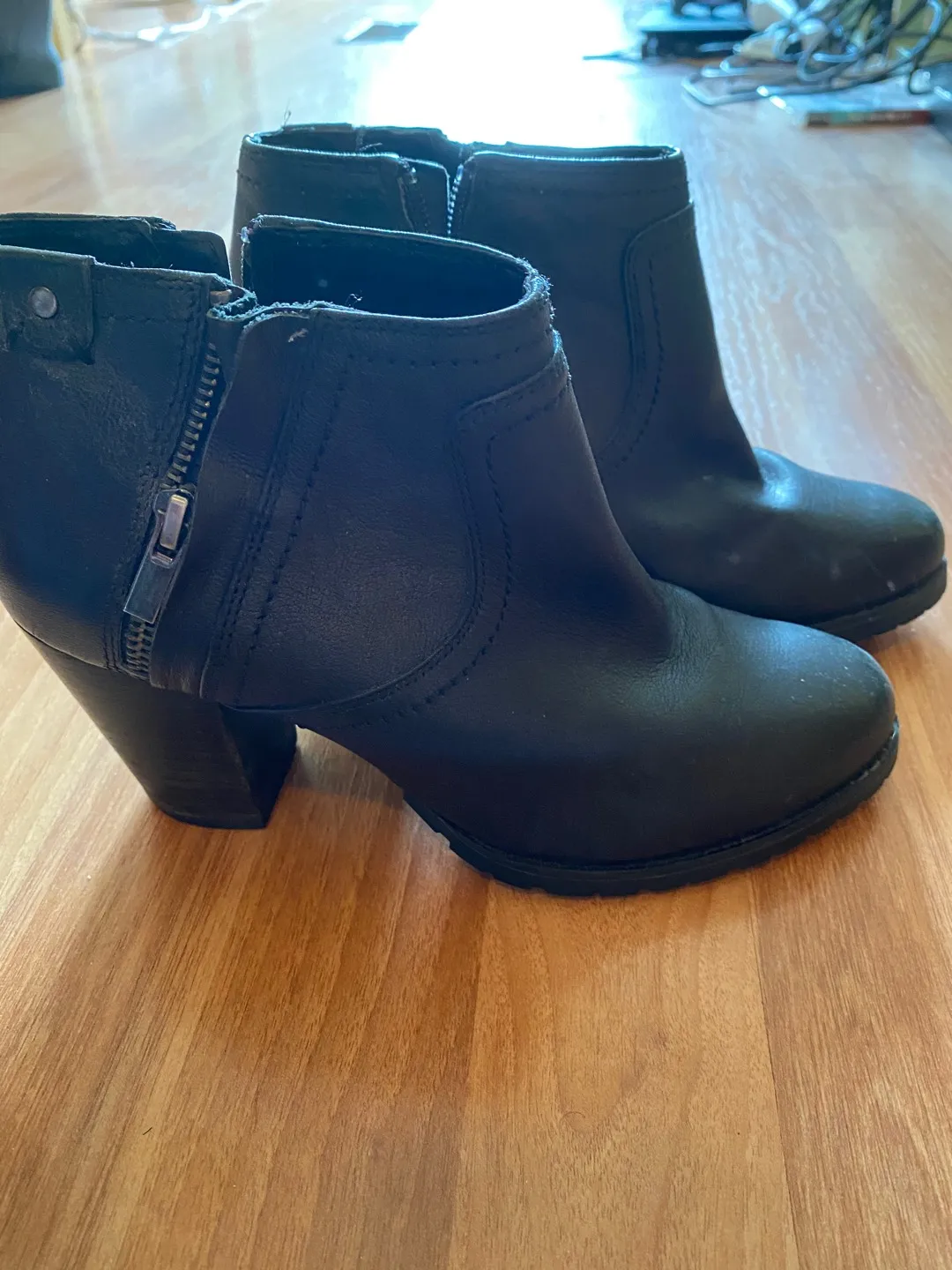 Clarks Leather Booties photo 1