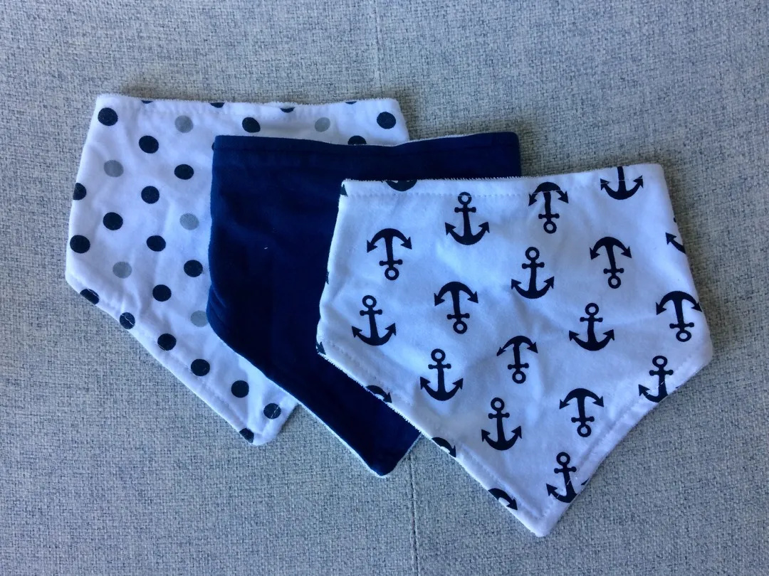 Baby Bandana Bibs - Set Of 3 photo 1