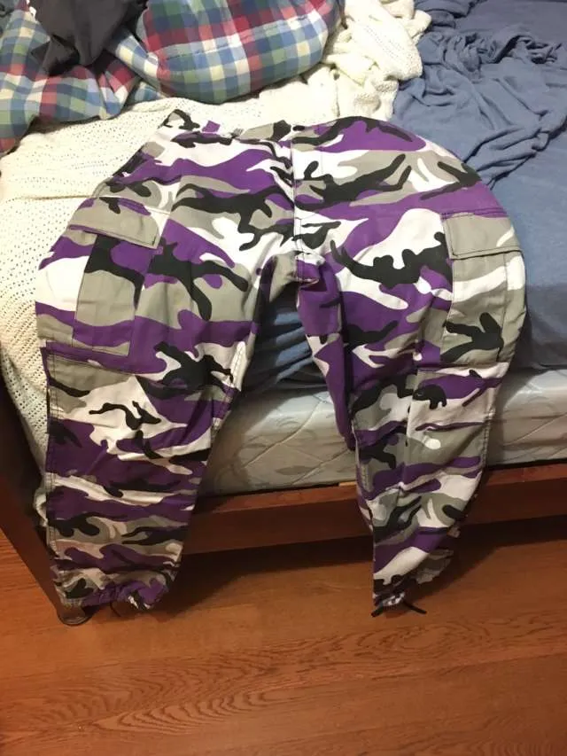 Purple Camo Pants! photo 1