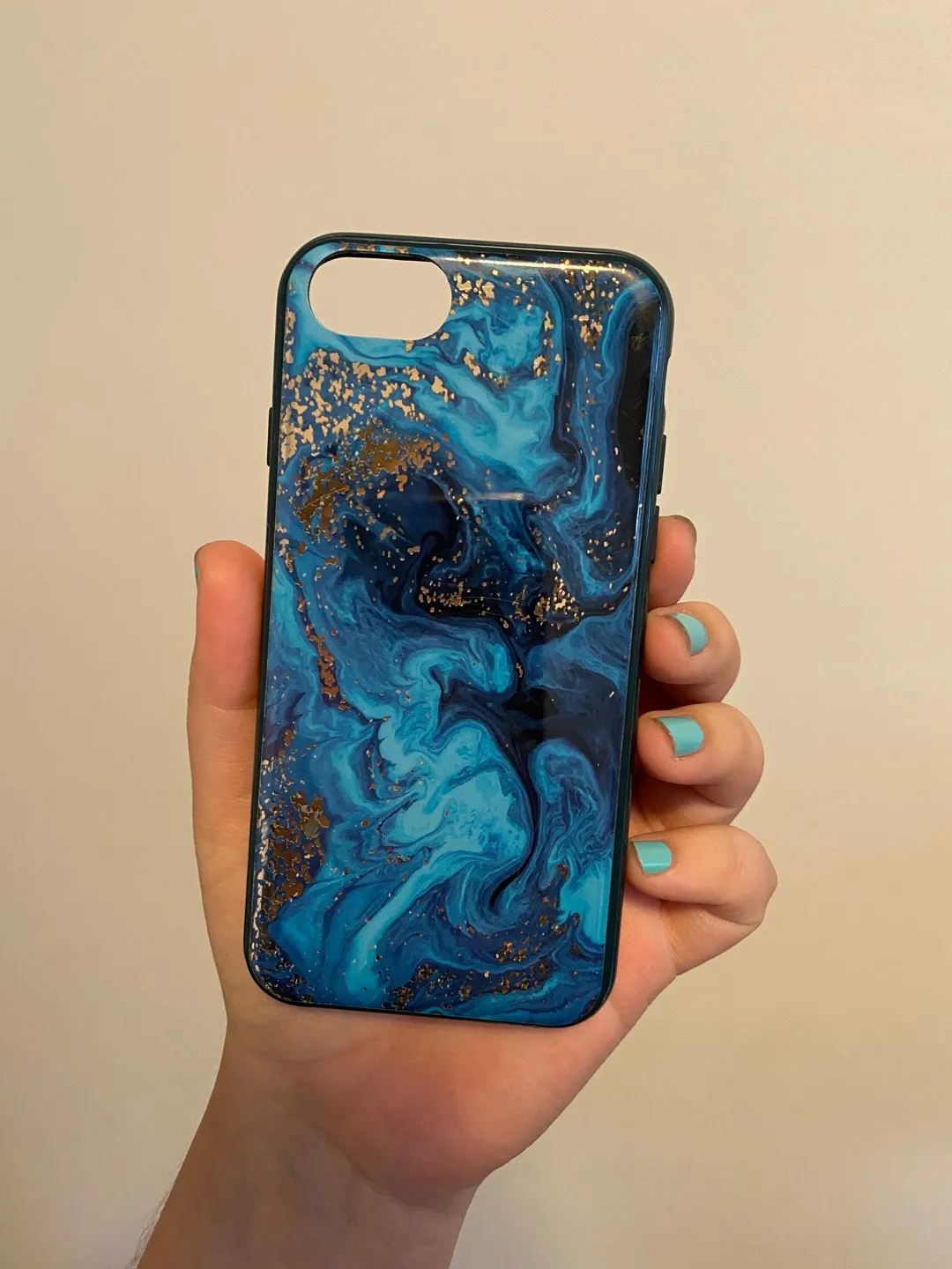 iPhone SE (2nd generation)/iPhone 6/7/8 Marbled Phone Case. photo 1