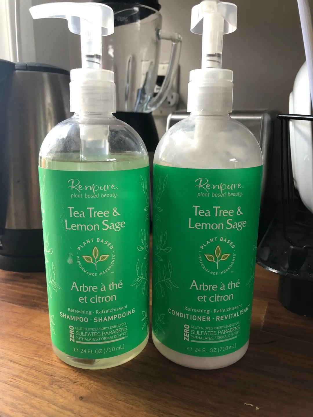 Tea Tree + Lemon Sage Vegan Shampoo + Conditioner photo 1