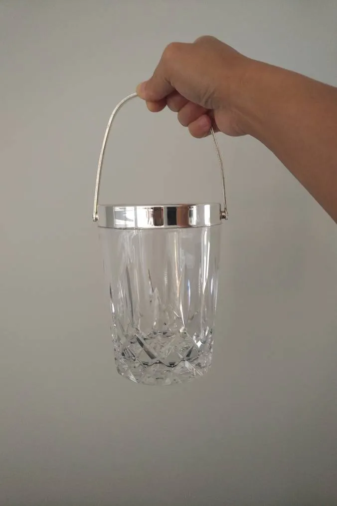Crystal And Silver Ice Bucket photo 1