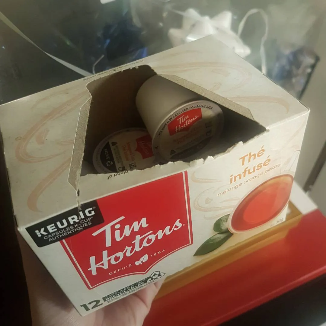 free tims tea pods! photo 1