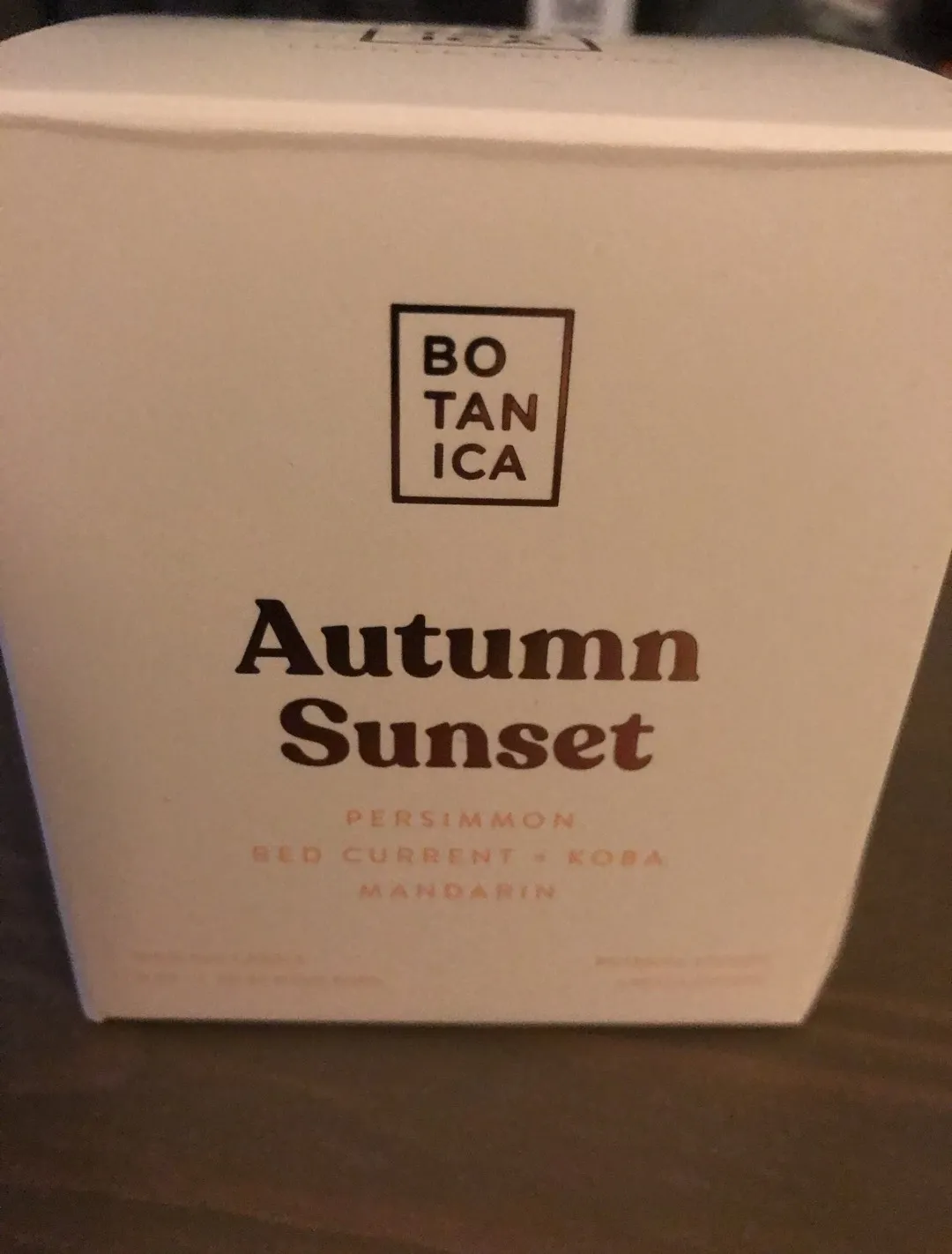 Botanica Candle - Autumn Sunset photo 1