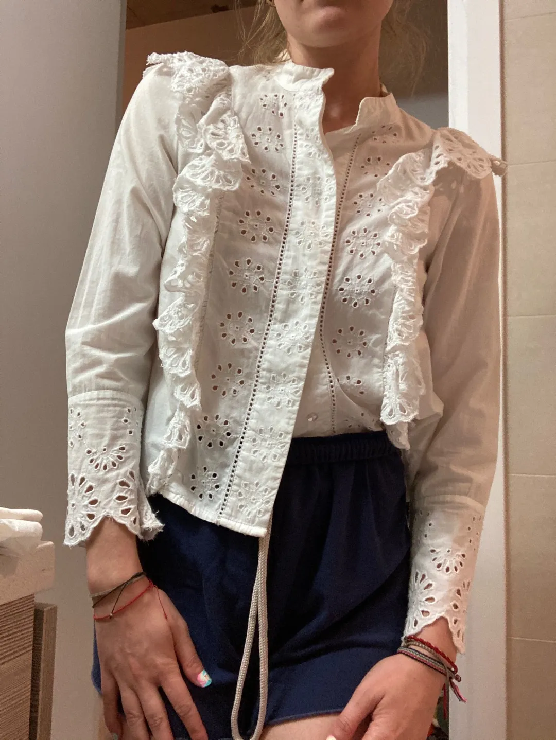 H&M White Blouse photo 1
