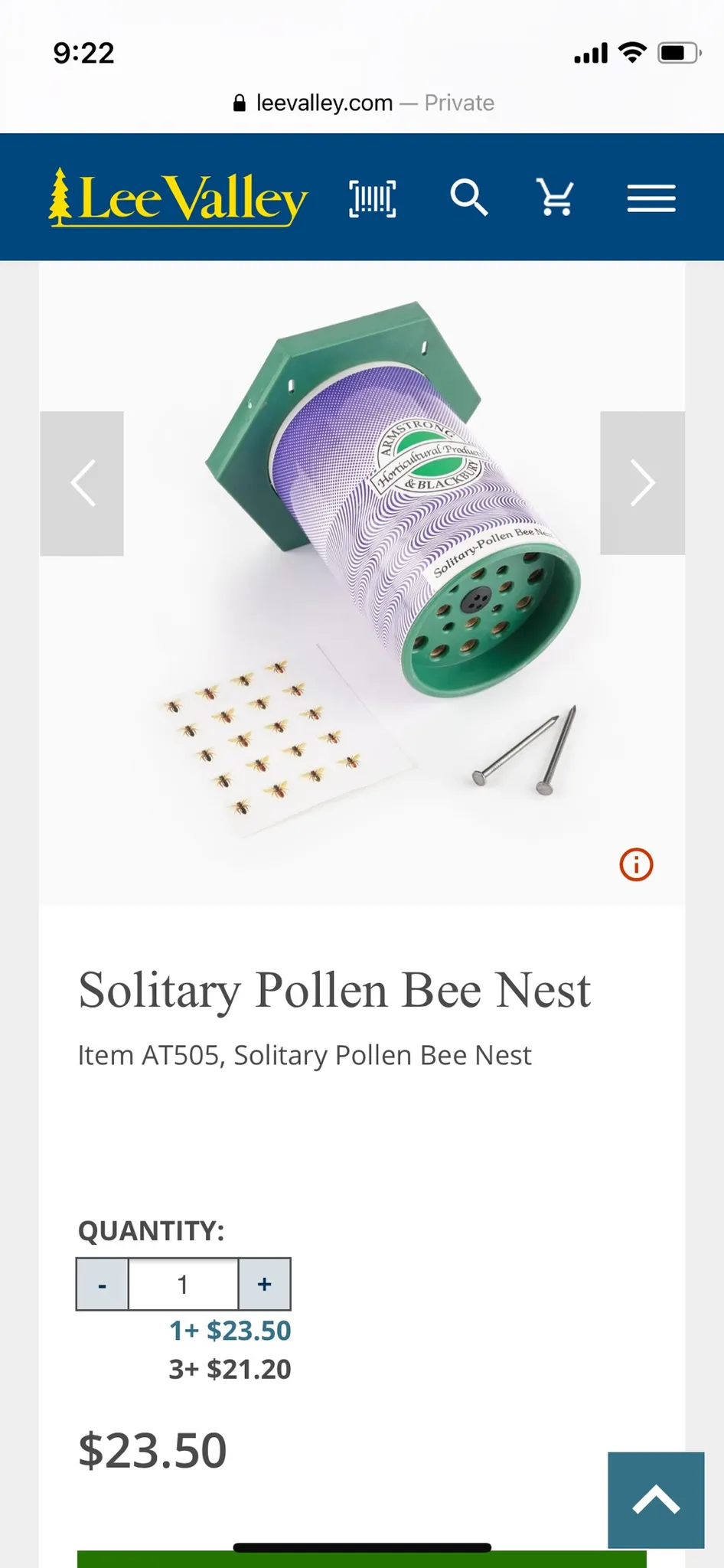 🐝 ❤️ Solitary Pollen Bee Nest photo 1