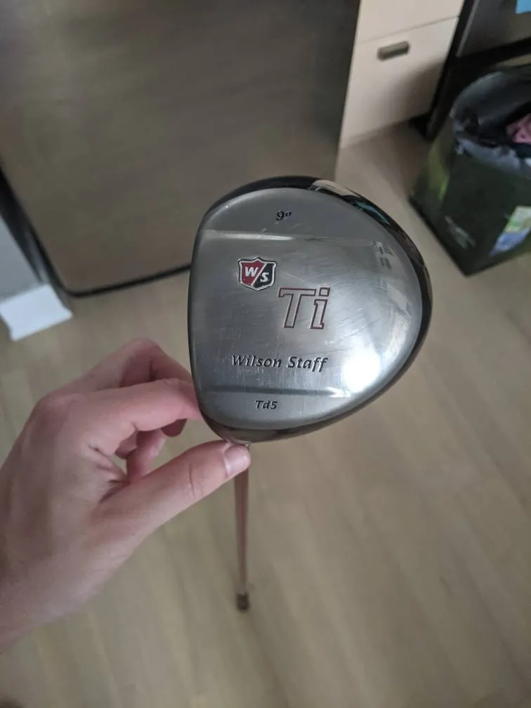 Wilson Staff Left Handed Driver Ti Td5 9 Degree Golf Club photo 1