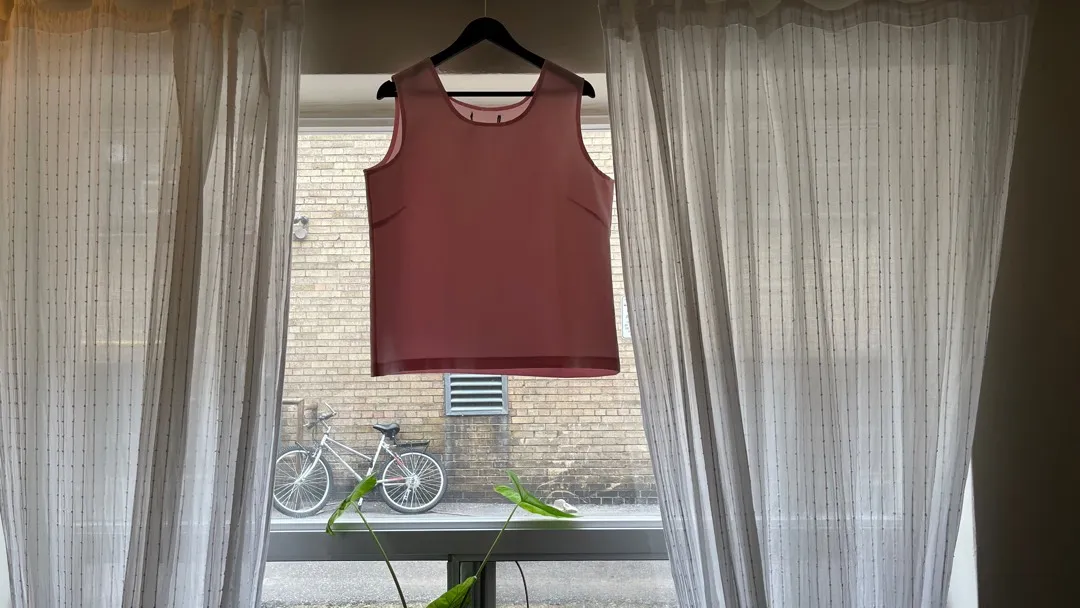 Baby Pink Vintage Sleeveless Top photo 1