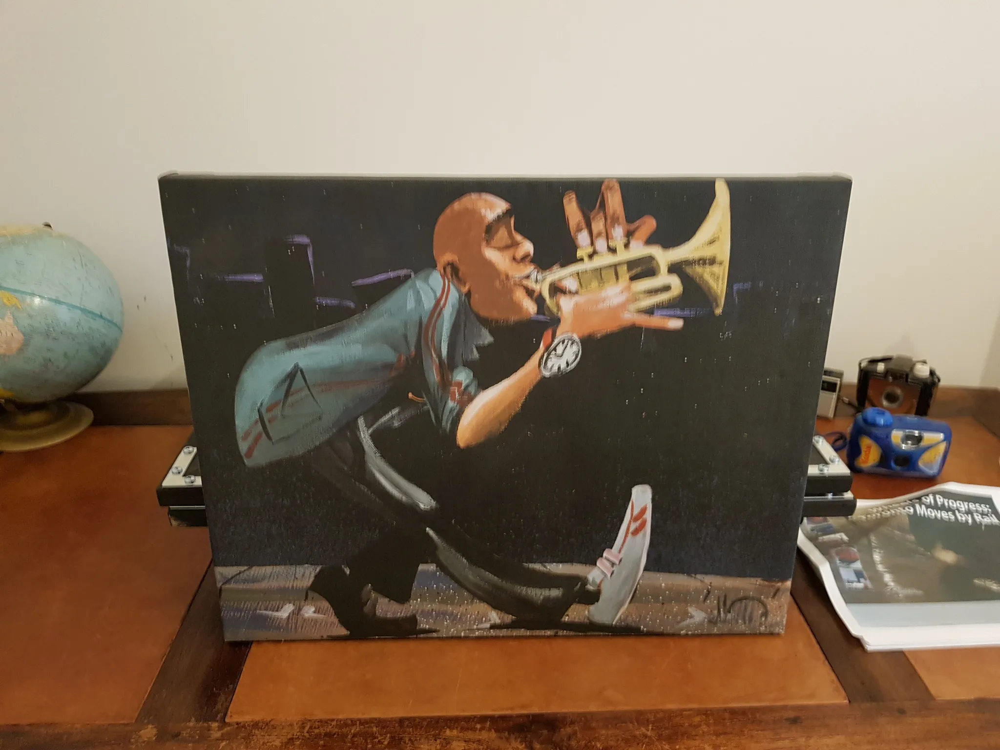 Jazz print on Canvas photo 1