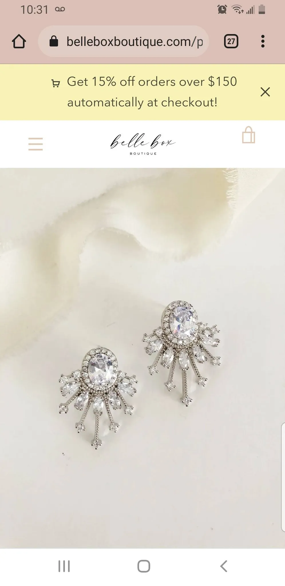 Wedding/formal Earrings photo 1