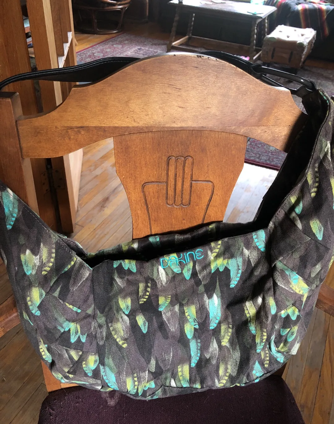 Feather Pattern Dakine Purse photo 1