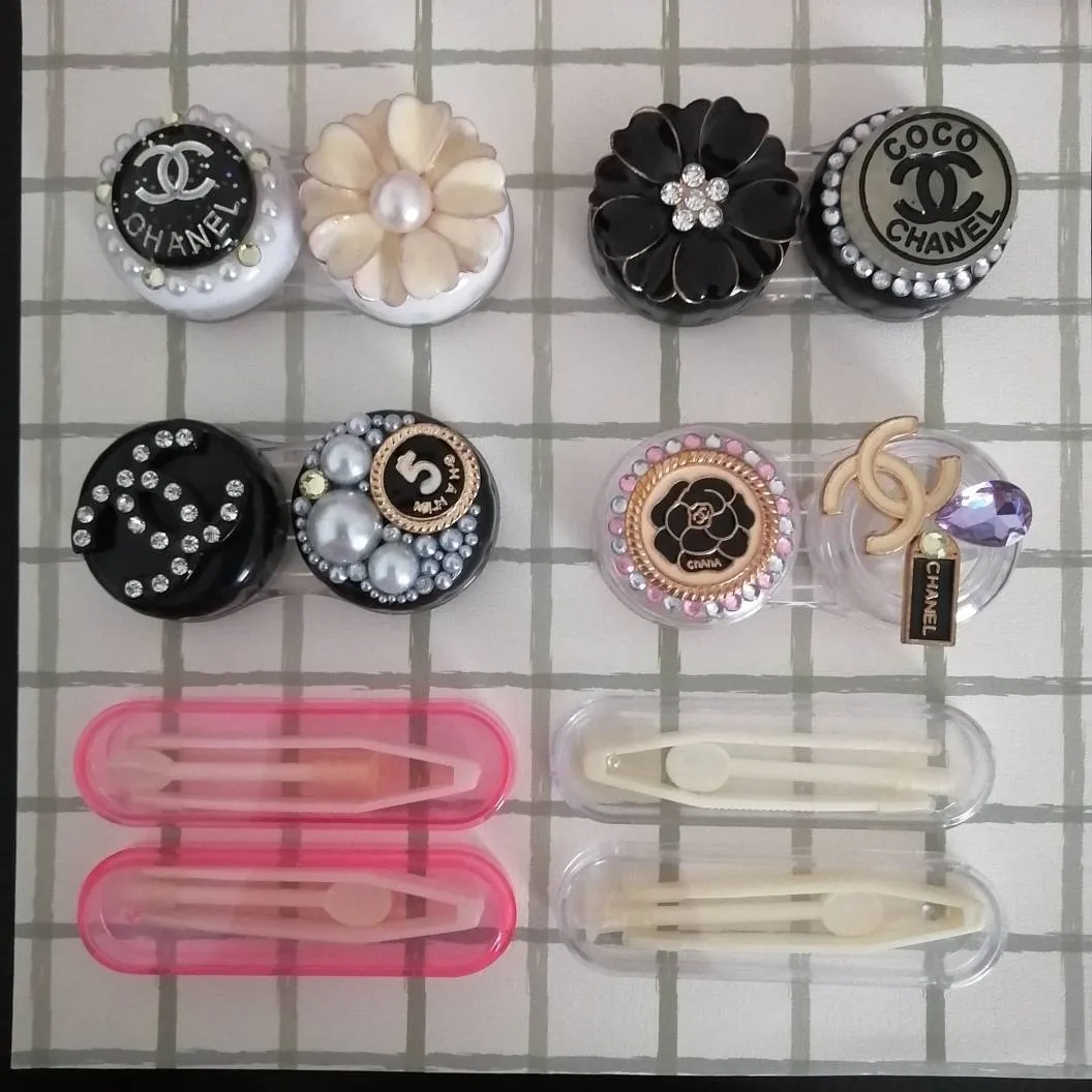 “Chanel" Style Contact Lense Case photo 1