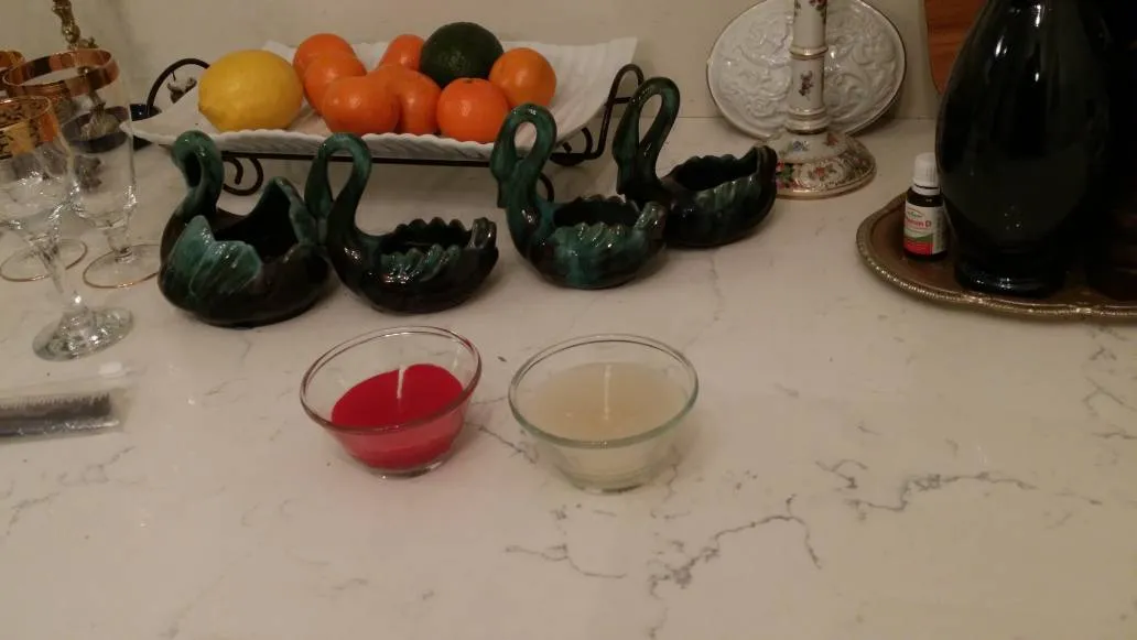 Pair Of Craft Votives photo 1