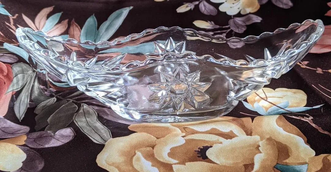 Vintage Etched Dish photo 1