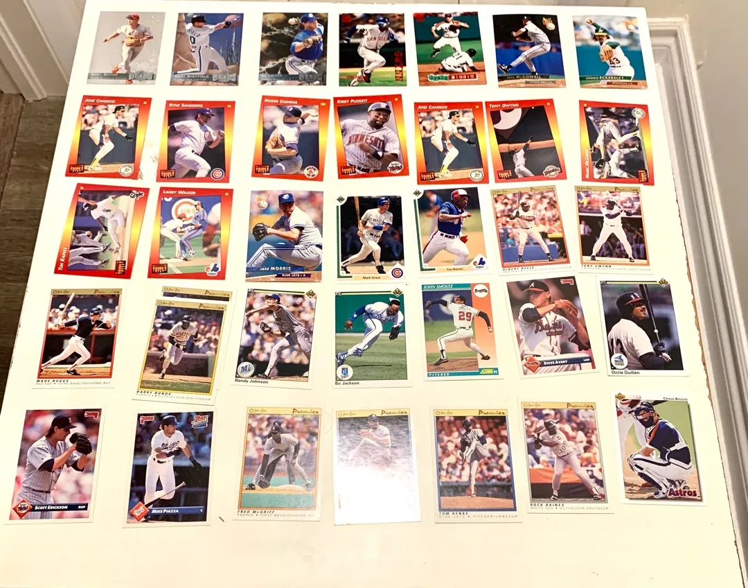 1990’s Baseball Cards - Box Of 900 photo 1