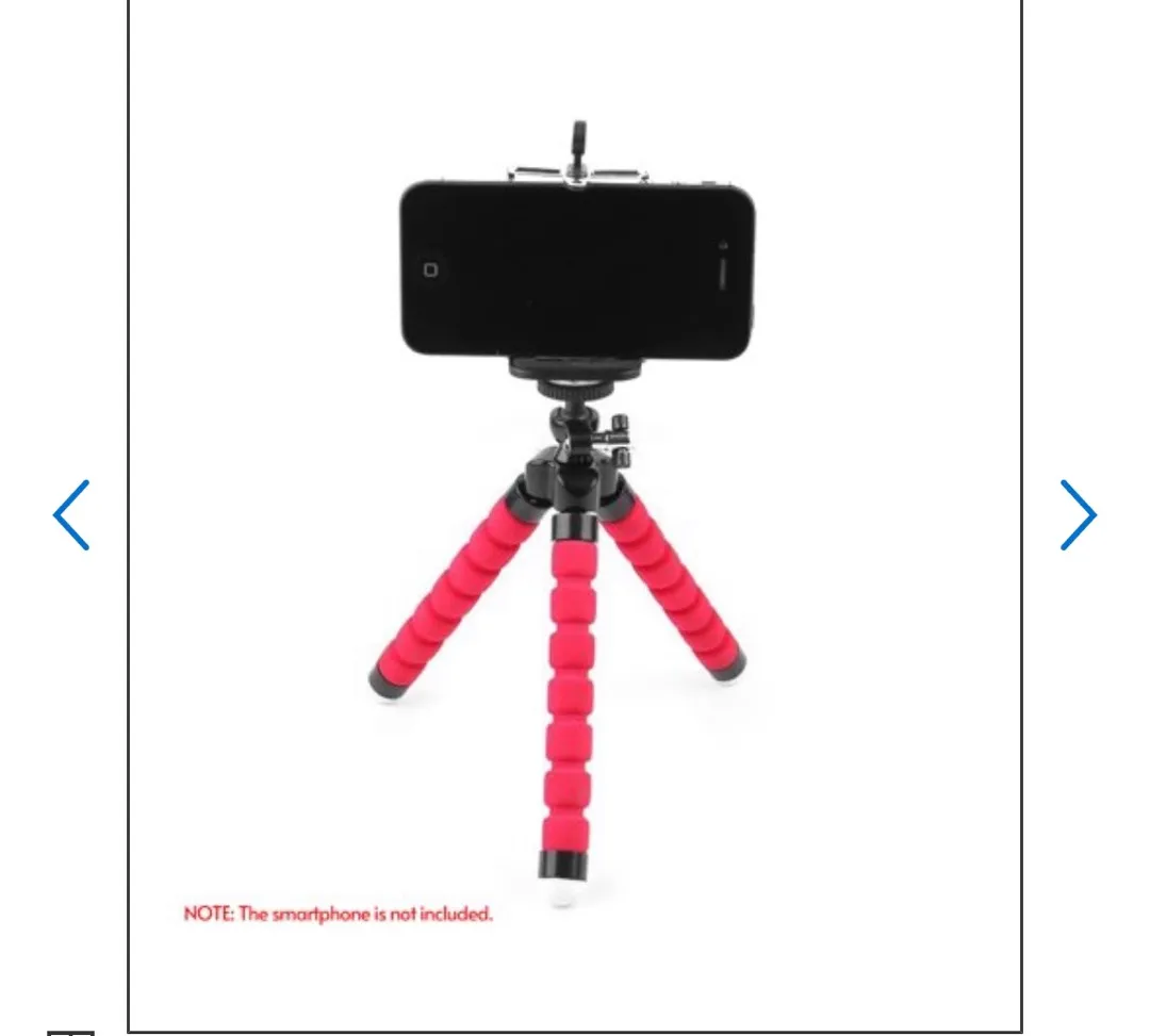 Red Octopus tripod stand photo 1
