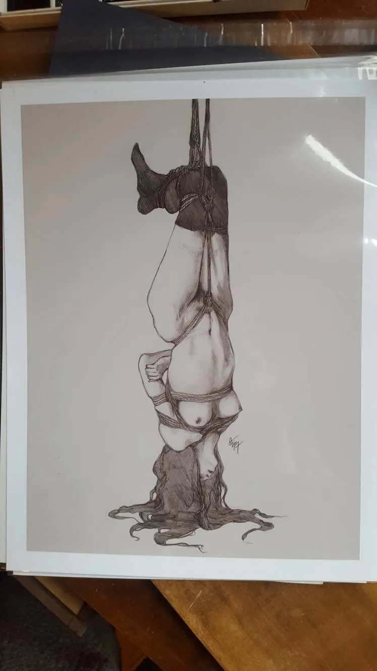 Sexy Bondage Art 8.5x11 photo 1