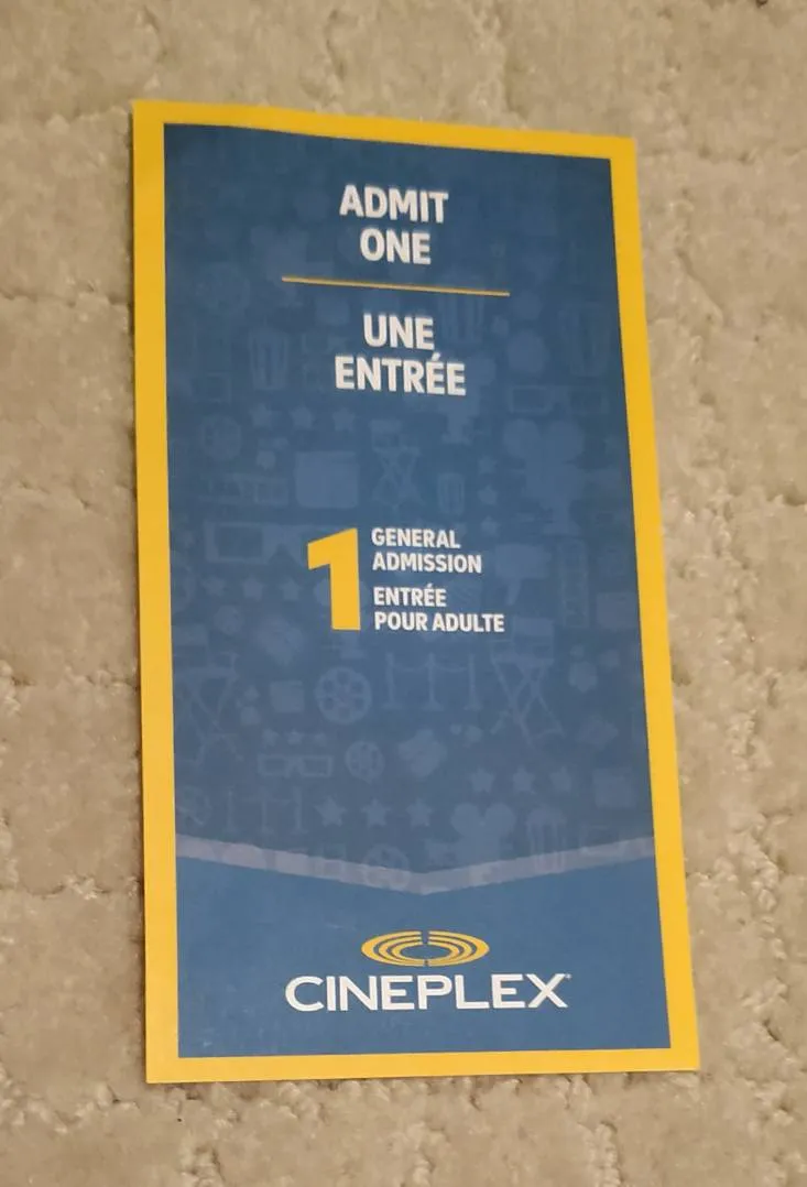 Movie Ticket photo 1