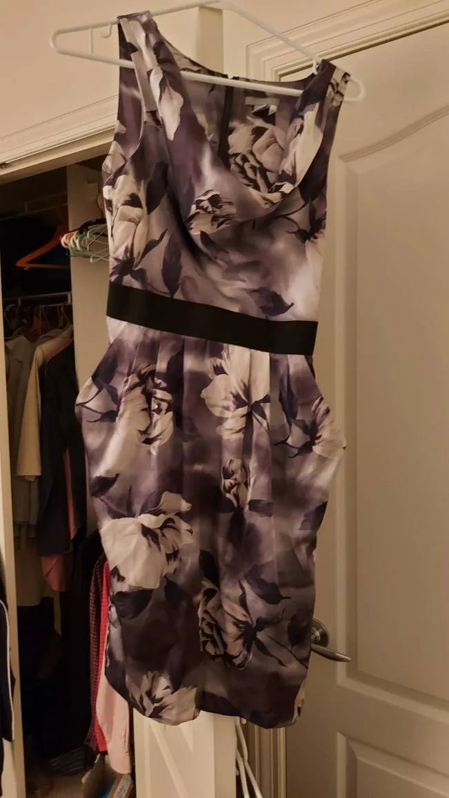 H&M Floral Dress Size 4 photo 1