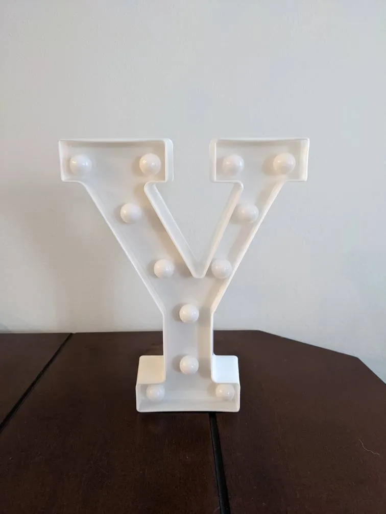 Marquee Letter "Y" photo 1