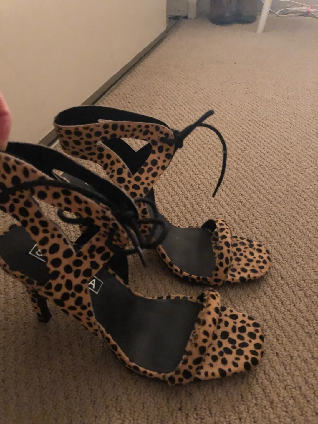 Solsana Animal Print Heels (size 40) photo 1