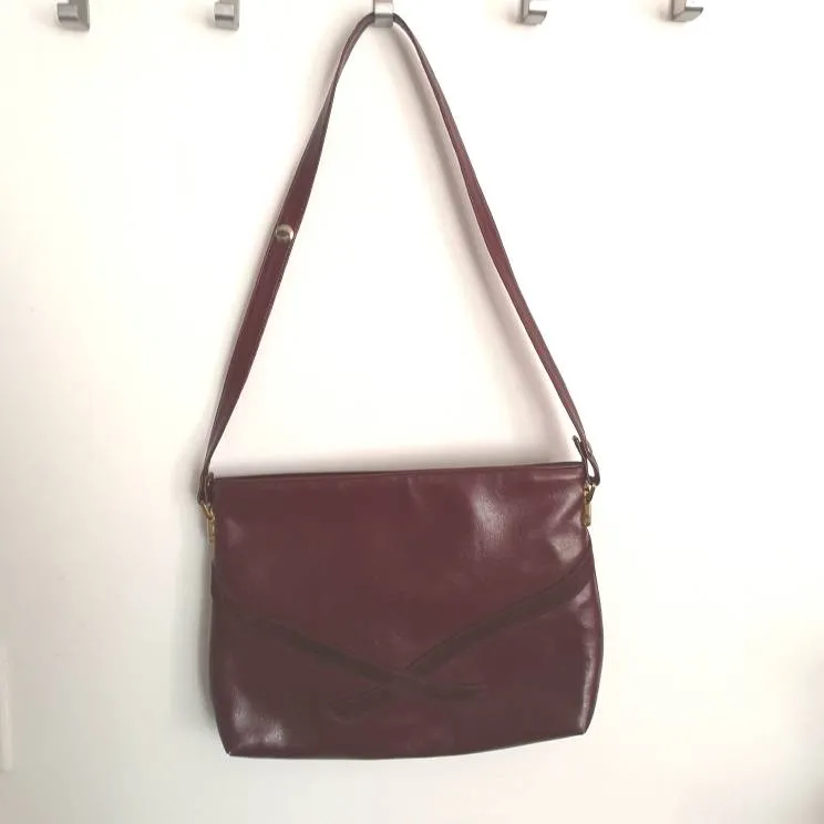 Vintage Red Leather Bag photo 1
