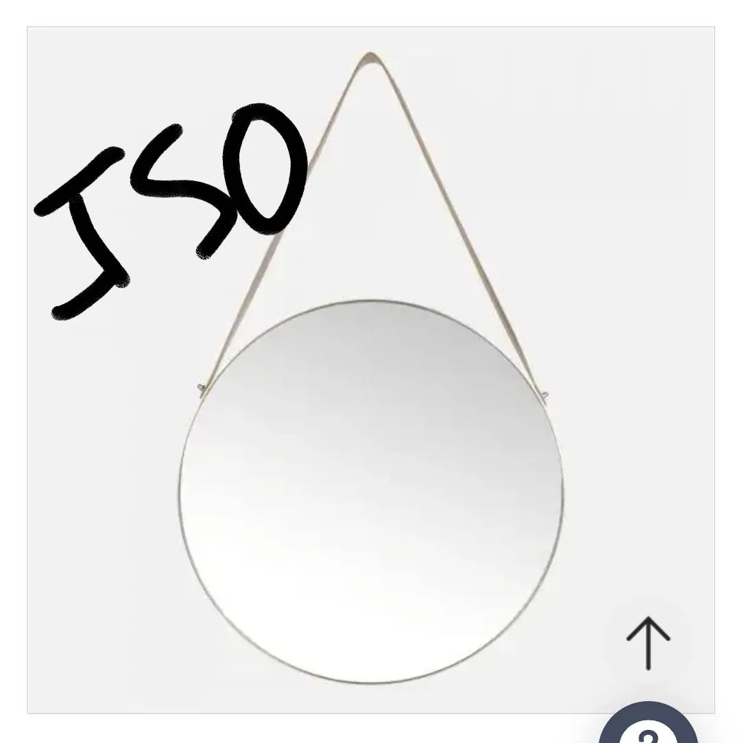 ISO Hanging Round Mirror photo 1