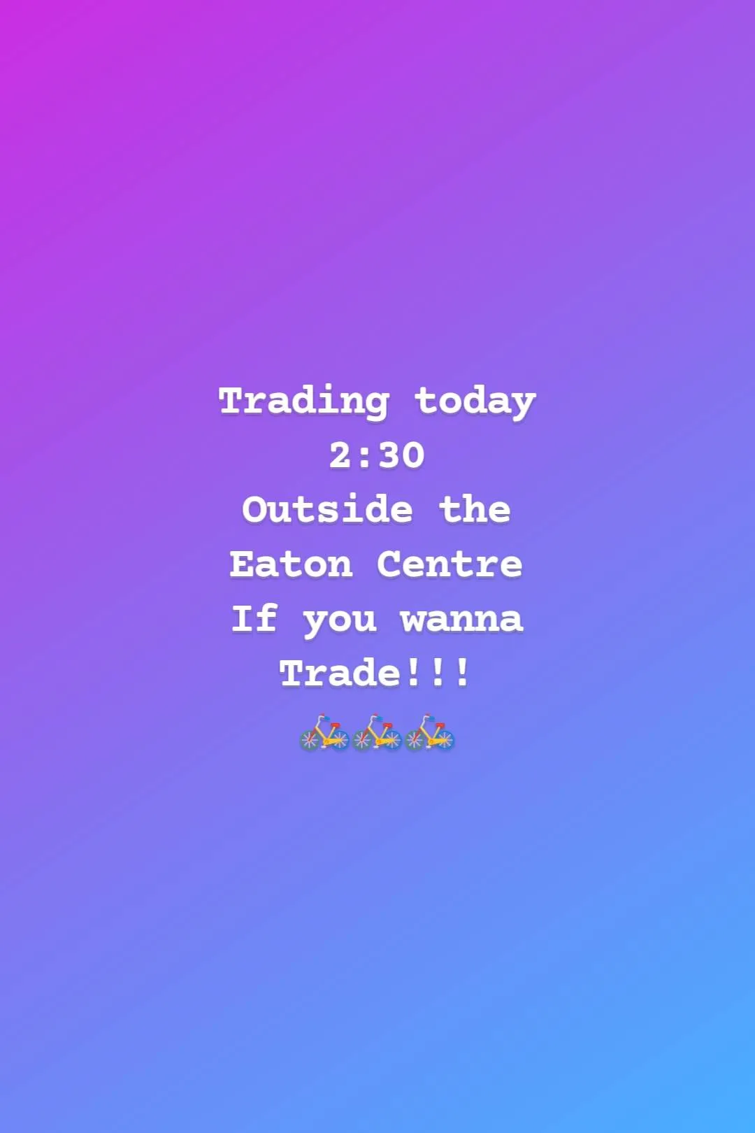 2:30 Trades By The Eaton Centre Today photo 1