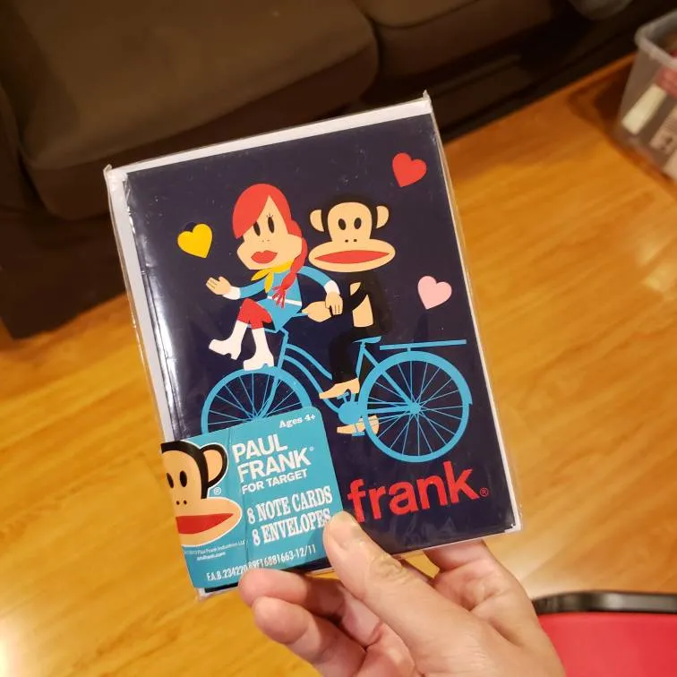 BNIB Paul Frank Card Set photo 1