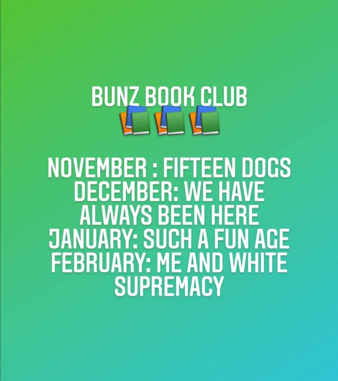 Bunz (Online) Book Club photo 1
