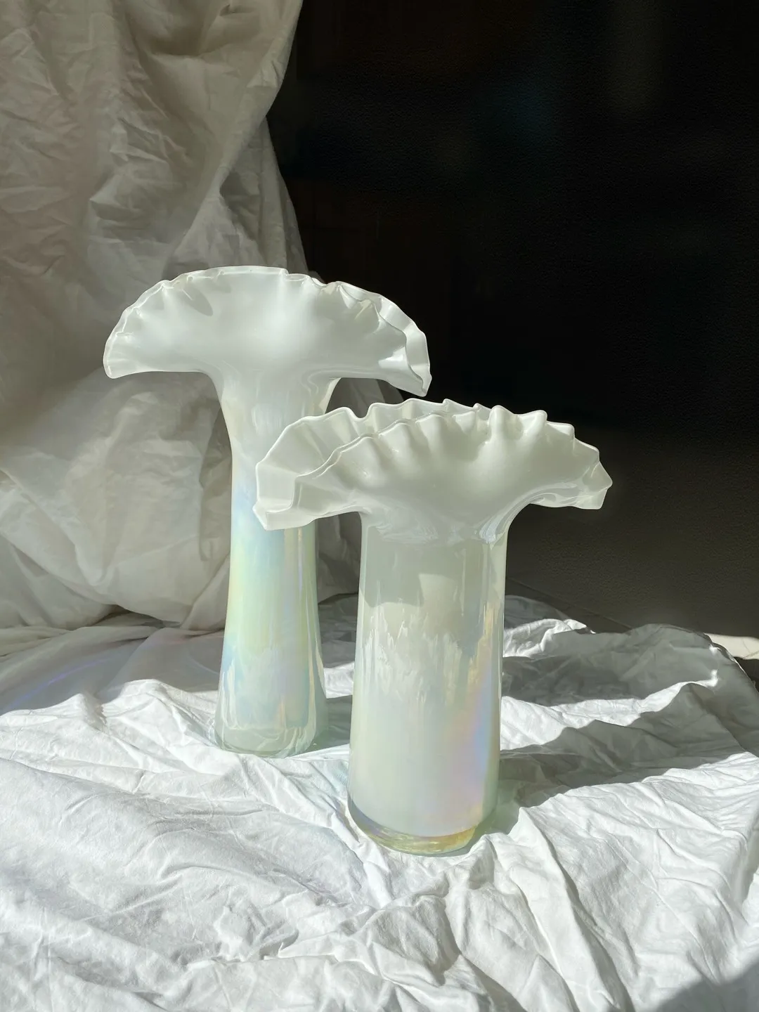 Iridescent Flower Vases photo 1