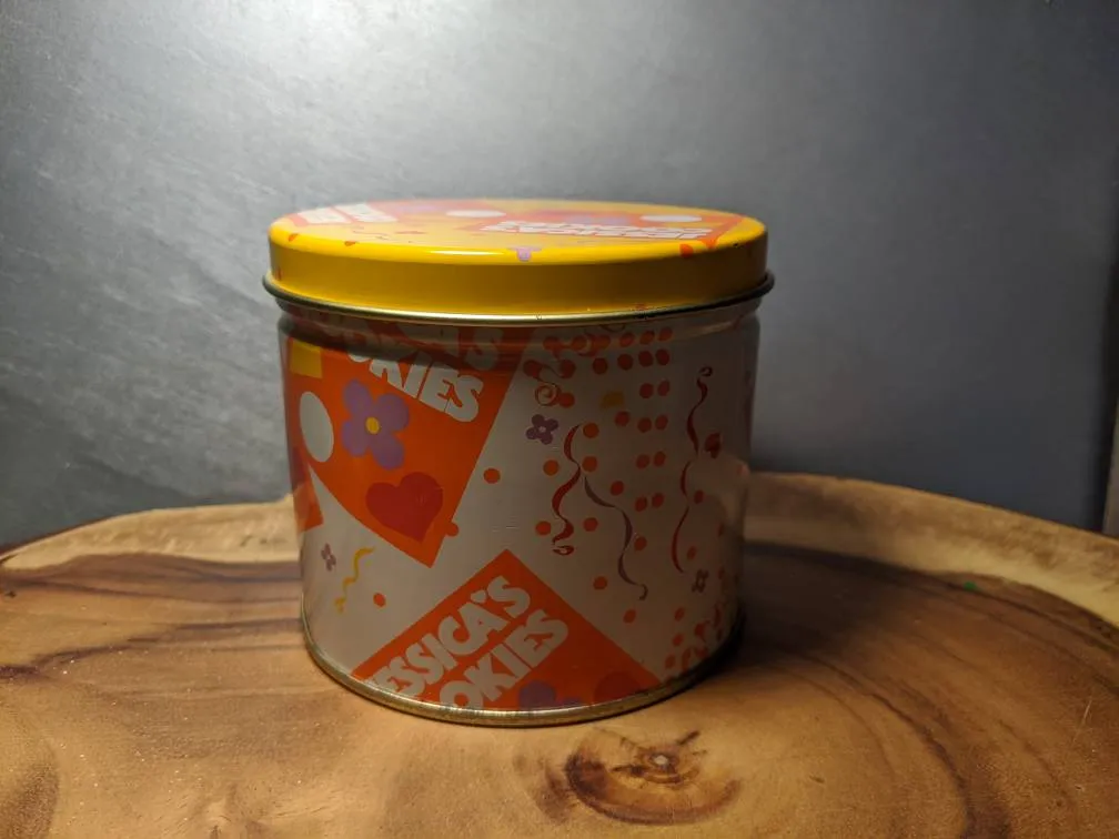 Jessica's Cookies metal tin photo 1