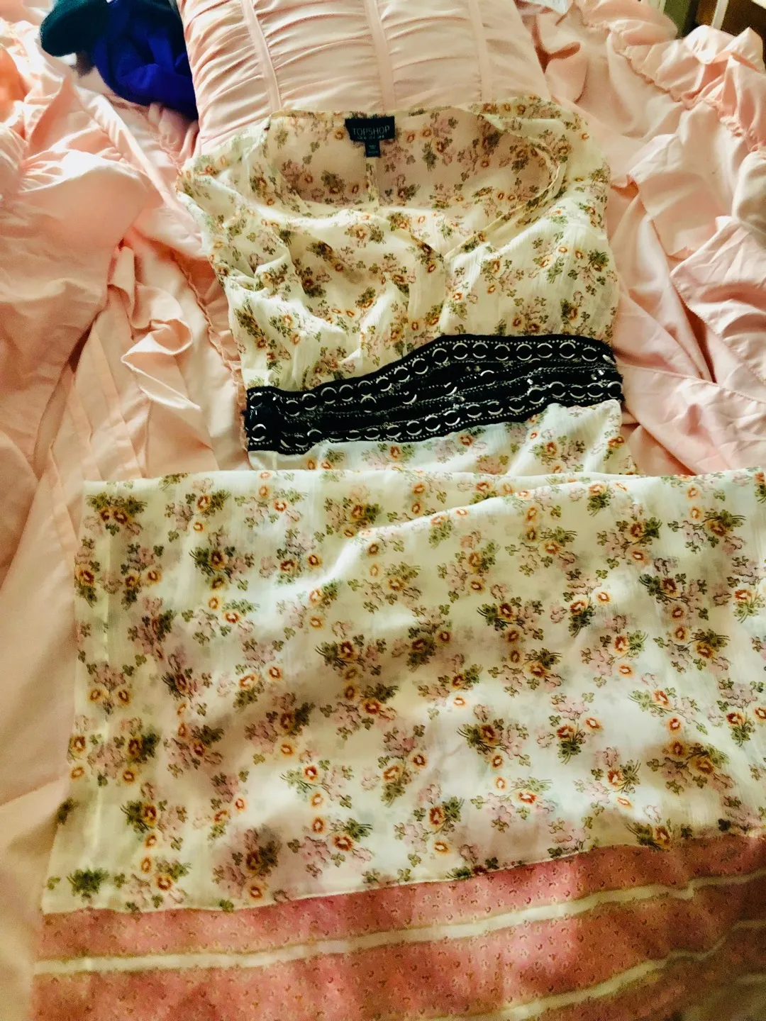 Topshop Beautiful Sheer Floral Maxi Size 4 photo 1