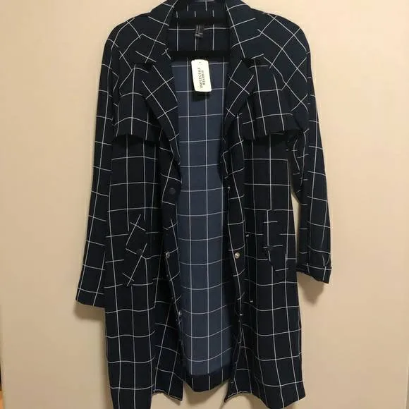 F21 Fall Grid Coat photo 1