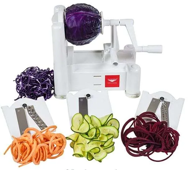 Paderno World Cuisine Tri-Blade Spiral Vegetable Slicer/Spira... photo 1