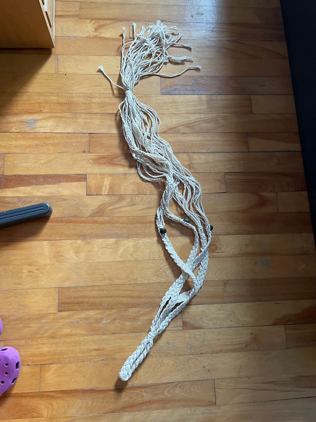 macrame hanger photo 1