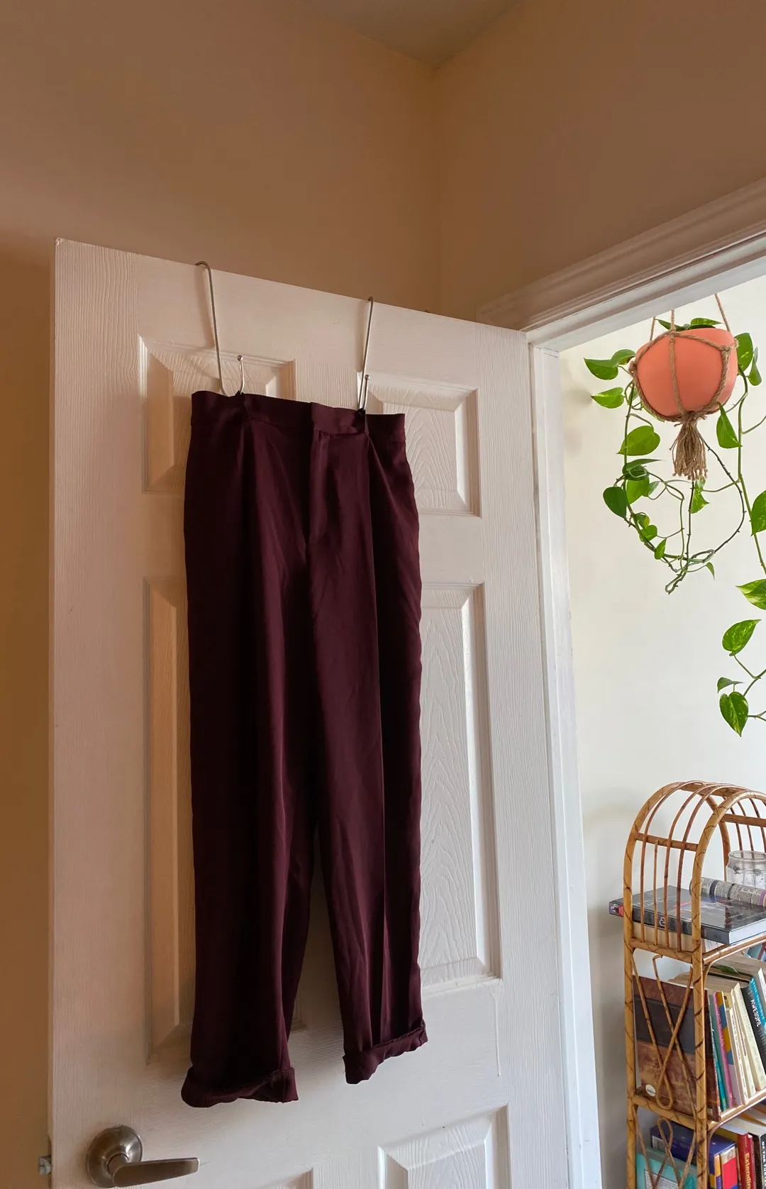 Burgundy Uniqlo Pants - S photo 1