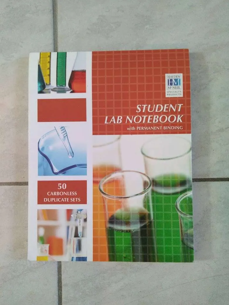 Lab Notebook photo 1