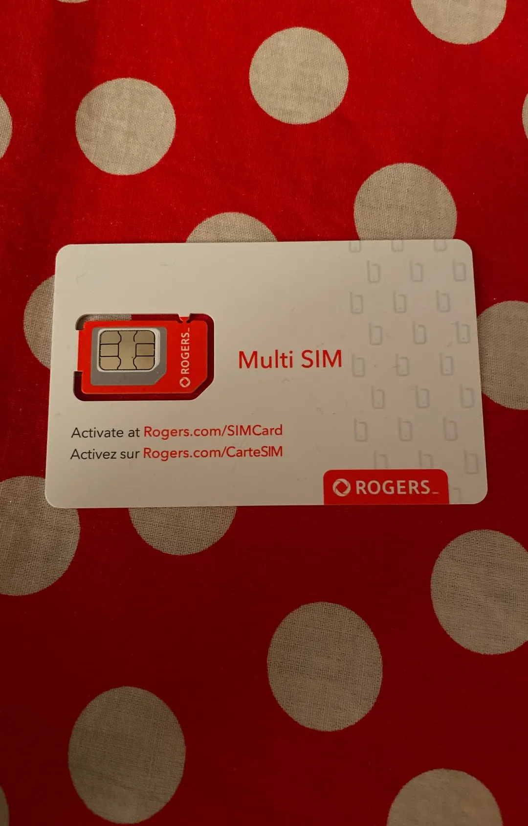 Rogers multi SIM card photo 1